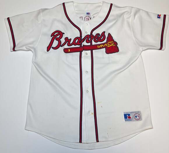 Russell Athletic Other - Vintage 90s Atlanta Braves Russell Athletic Home Baseball Jersey Size XL
